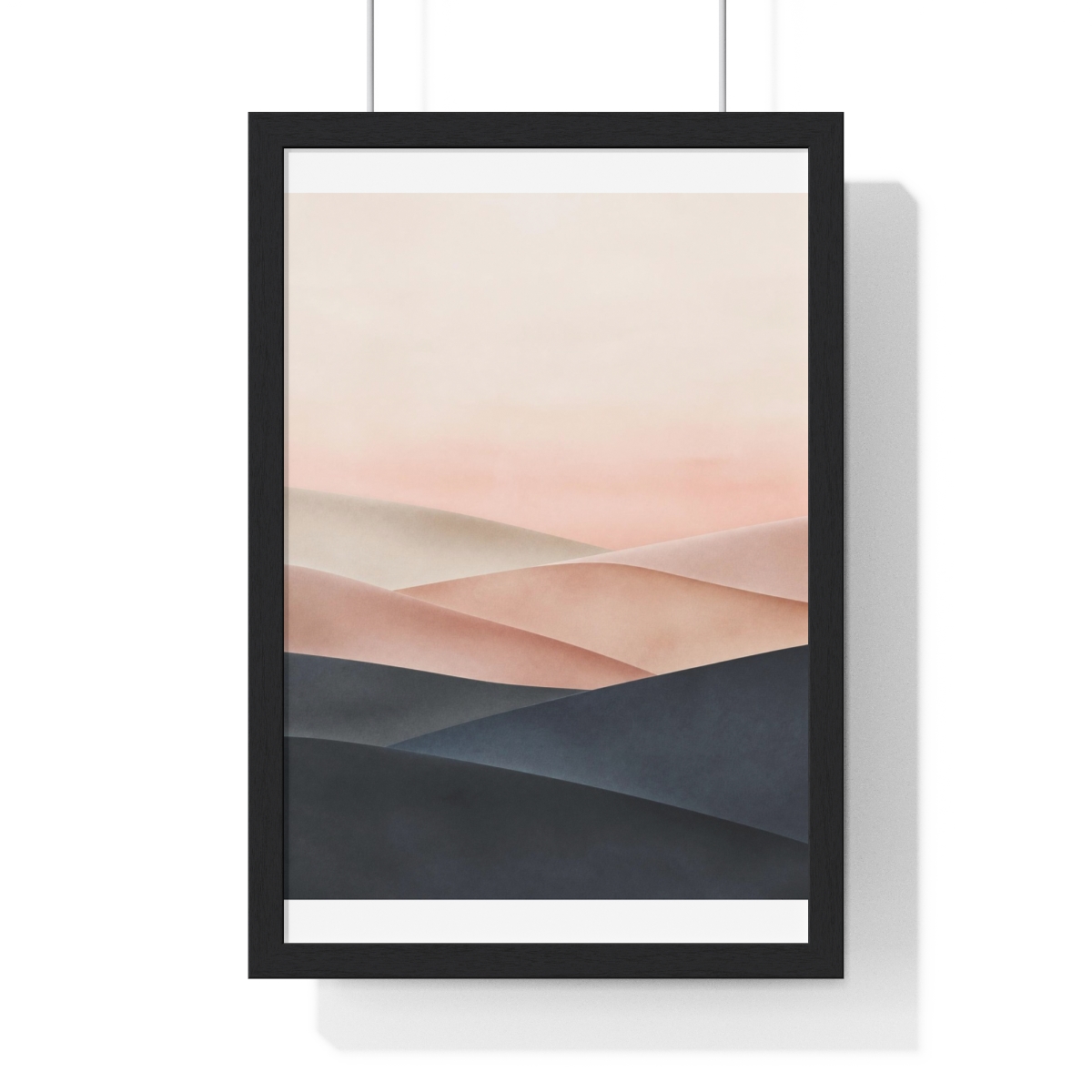 Horizon Fold Framed Print