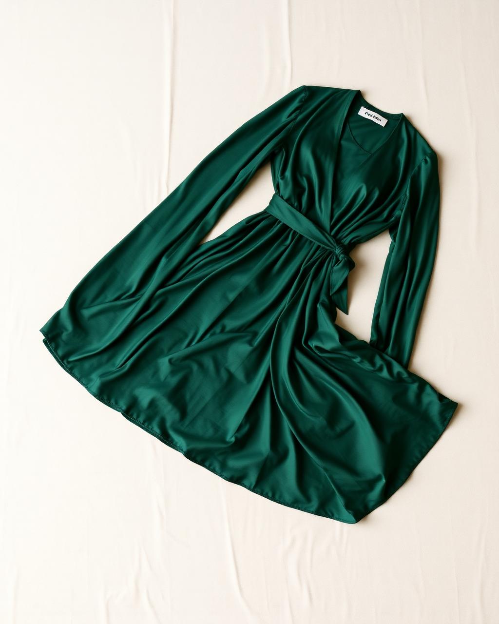 Emerald Wrap Dress